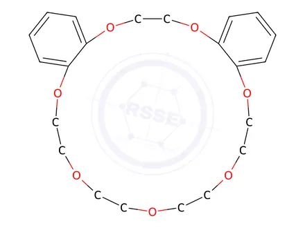 Chemical structure of [2,5!-DIBENZO-21-CROWN-7, 97