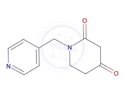 Chemical structure of 1-(Pyridin-4-ylmethyl)piperidine-2,4-dione