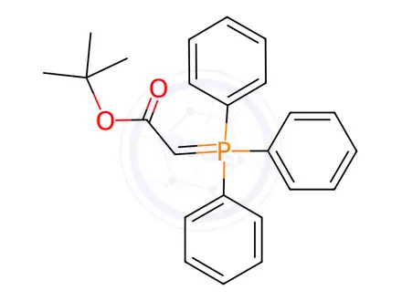 Chemical structure of tert-Butyl 2-(triphenylphosphoranylidene)acetate