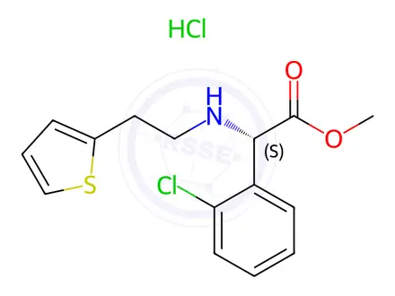 Chemical structure of Clopidogrel EP Impurity F HCl