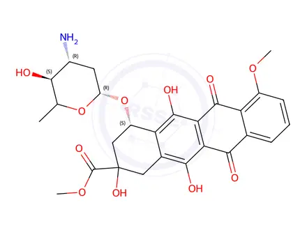 Chemical structure of Doxorubicin Impurity 9