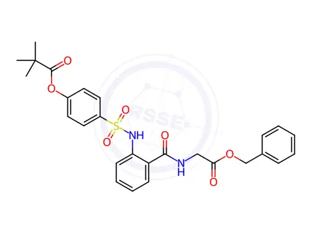 Chemical structure of Sivelestat Impurity 61