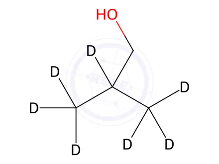 Chemical structure of 2-Methyl-1-propanol-d7