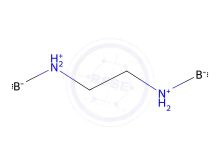 Chemical structure of borane ethylenediaMine coMplex
