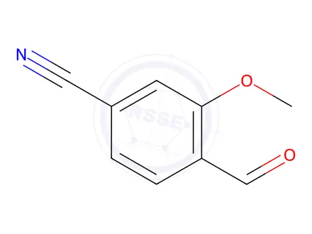 Chemical structure of 4-Cyano-2-methoxybenzaldehyde