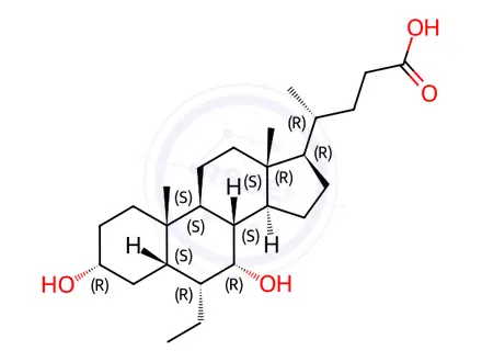 Chemical structure of Obeticholic Acid