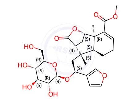 Chemical structure of Borapetoside E