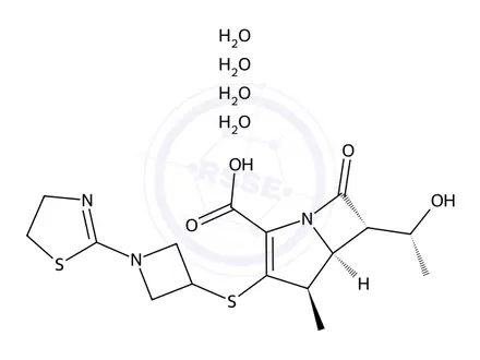 Chemical structure of Tebipenem Tetrahydrate