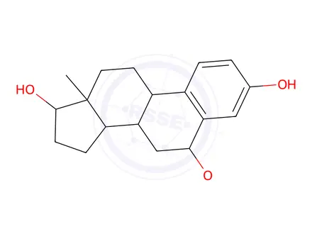 Chemical structure of 6α-Methoxy 17β-Estradiol