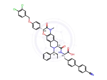 Chemical structure of GLP-1 receptor agonist 4