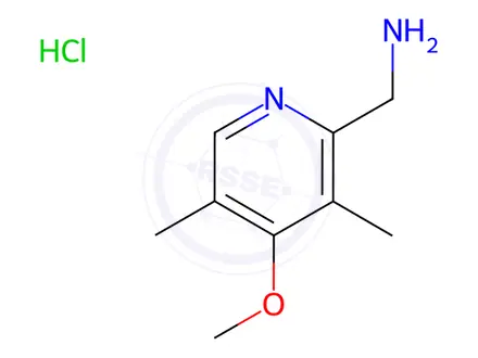 Chemical structure of (4-Methoxy-3,5-dimethylpyridin-2-yl)methanamine hydrochloride