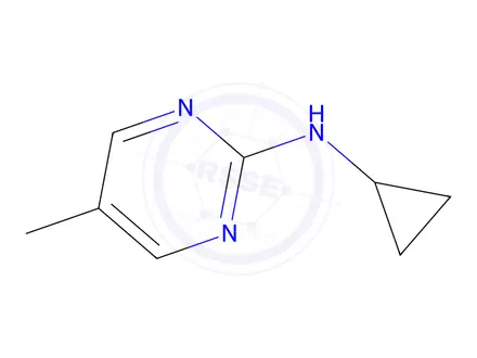 Chemical structure of n-Cyclopropyl-5-methylpyrimidin-2-amine