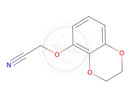 Chemical structure of 2-((2,3-Dihydrobenzo[b][1,4]dioxin-5-yl)oxy)acetonitrile