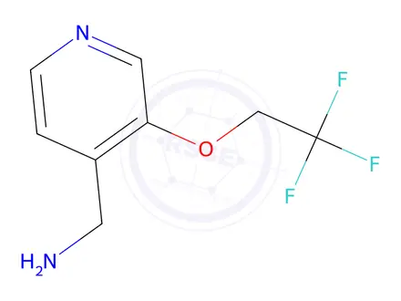 Chemical structure of [3-(2,2,2-trifluoroethoxy)pyridin-4-yl]methanamine