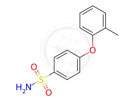 Chemical structure of 4-(O-tolyloxy)benzenesulfonamide