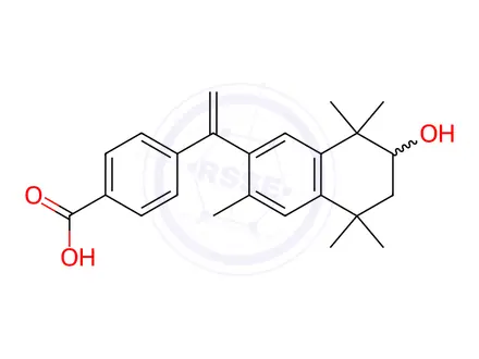 Chemical structure of 7-Hydroxy Bexarotene