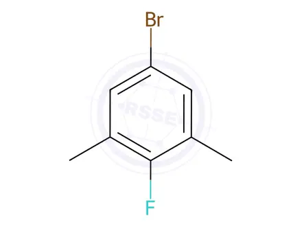 Chemical structure of 5-Bromo-2-fluoro-1,3-dimethylbenzene