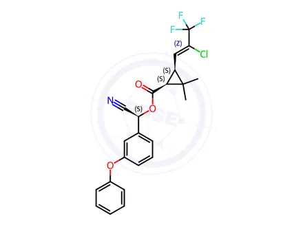 Chemical structure of Cyhalothrin Impurity 3