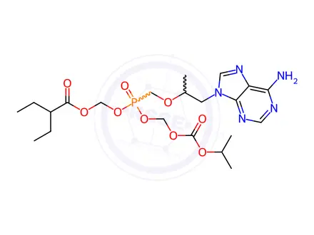 Chemical structure of Tenofovir Disoproxil Impurity Y; USP Tenofovir Disopr