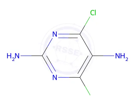 Chemical structure of 2,5-Diamino-4, 6-dihydroxy pyrimidine Hydrochloride