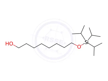 Chemical structure of 8-[[Tris(1-methylethyl)silyl]oxy]-1-octanol