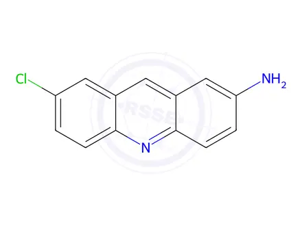 Chemical structure of 7-Chloro-2-acridinamine