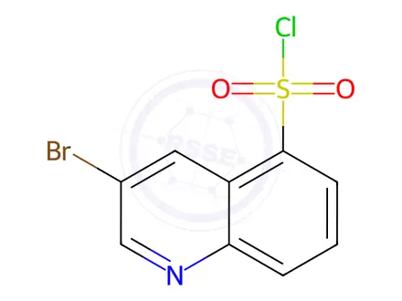 Chemical structure of 3-bromoquinoline-5-sulfonyl chloride