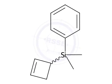 Chemical structure of (2-Cyclobuten-1-yldimethylsilyl)benzene