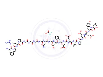 Chemical structure of Bivalirudin