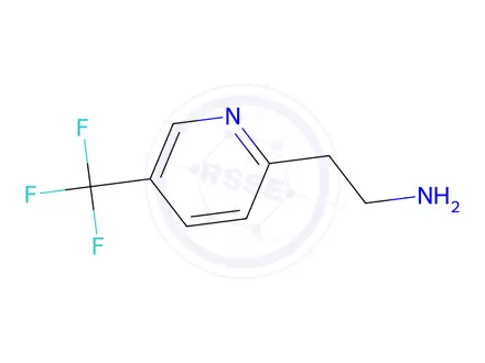 Chemical structure of 2-[5-(trifluoromethyl)pyridin-2-yl]ethan-1-amine