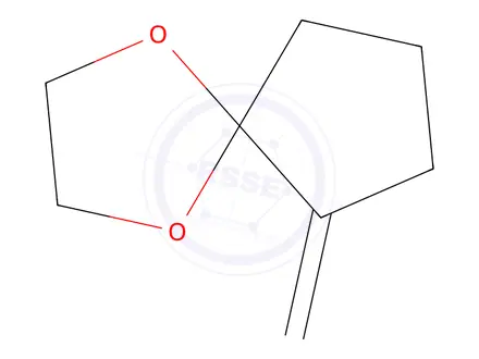 Chemical structure of 6-Methylene-1,4-dioxaspiro[4.4]nonane