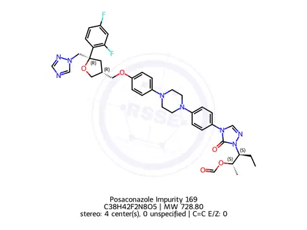 Chemical structure of Posaconazole Impurity 78