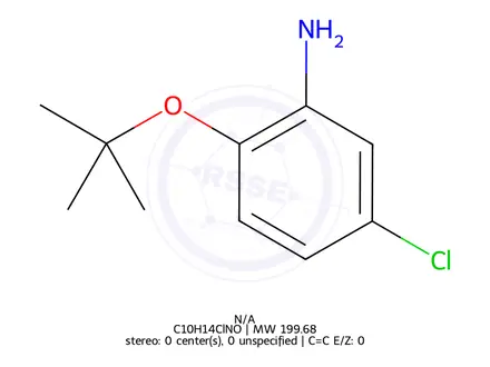 Chemical structure of 2-(Tert-butoxy)-5-chloroaniline