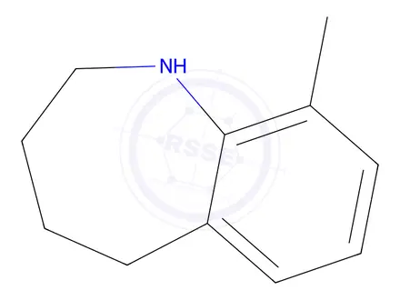 Chemical structure of 9-Methyl-2,3,4,5-tetrahydro-1h-1-benzazepine