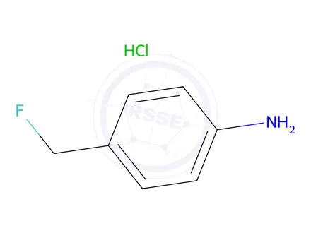 Chemical structure of 4-(fluoromethyl)aniline HCl