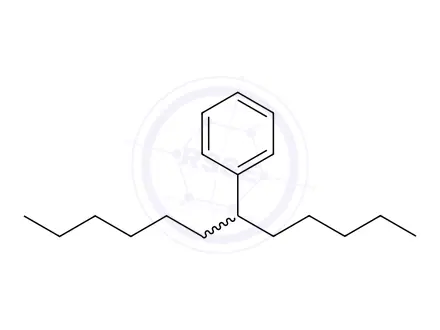 Chemical structure of 6-Phenyldodecane