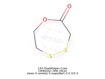 Chemical structure of 1,4,5-Oxadithiepan-2-one