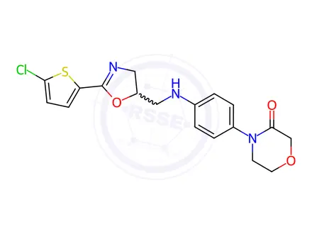 Chemical structure of Rivaroxaban Isomer