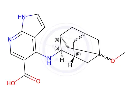 Chemical structure of Peficitinib Impurity 9