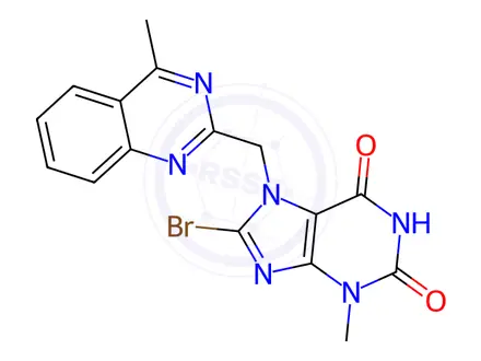 Chemical structure of Linagliptin Impurity 328