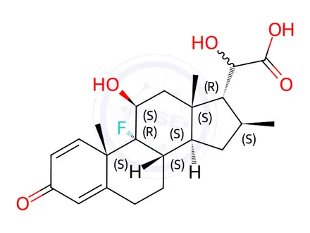 Chemical structure of Betamethasone Impurity 206