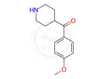 Chemical structure of (4-methoxyphenyl)(piperidin-4-yl)methanone