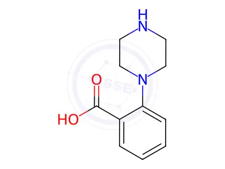 Chemical structure of 2-(Piperazin-1-yl)benzoic Acid
