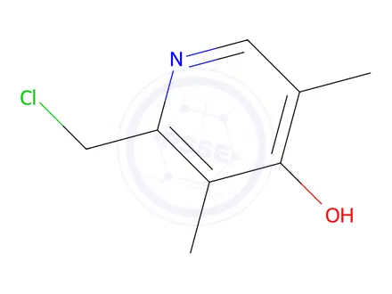 Chemical structure of Omeprazole Impurity 152