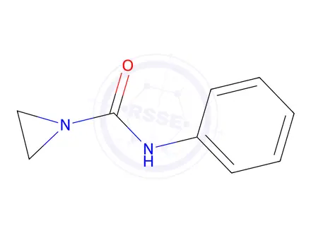 Chemical structure of 1-Aziridinecarboxamide,N-phenyl-(9CI)