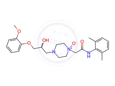 Chemical structure of Ranolazine N-Oxide