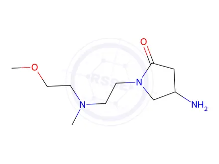 Chemical structure of 4-Amino-1-(2-((2-methoxyethyl)(methyl)amino)ethyl)pyrrolidin-2-one