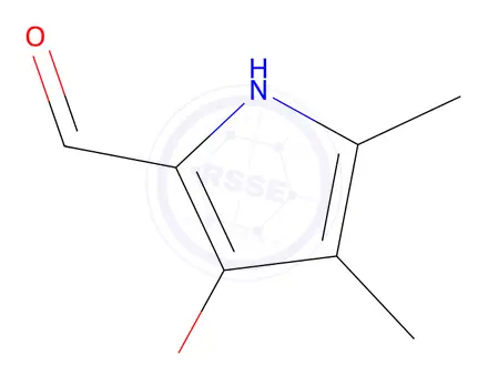 Chemical structure of Pyrrole-2-carboxaldehyde, 3-methoxy-4,5-dimethyl-(8CI)