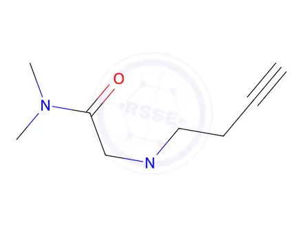 Chemical structure of 2-(But-3-yn-1-yl(methyl)amino)-N,N-dimethylacetamide