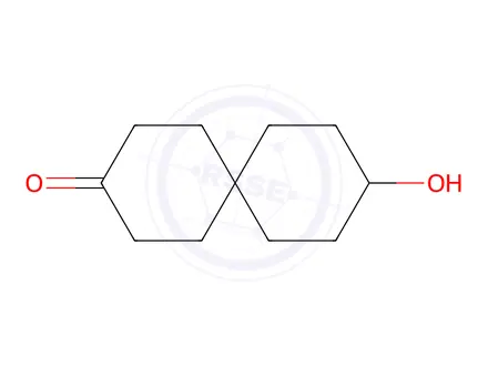Chemical structure of 9-hydroxyspiro[5.5]undecan-3-one